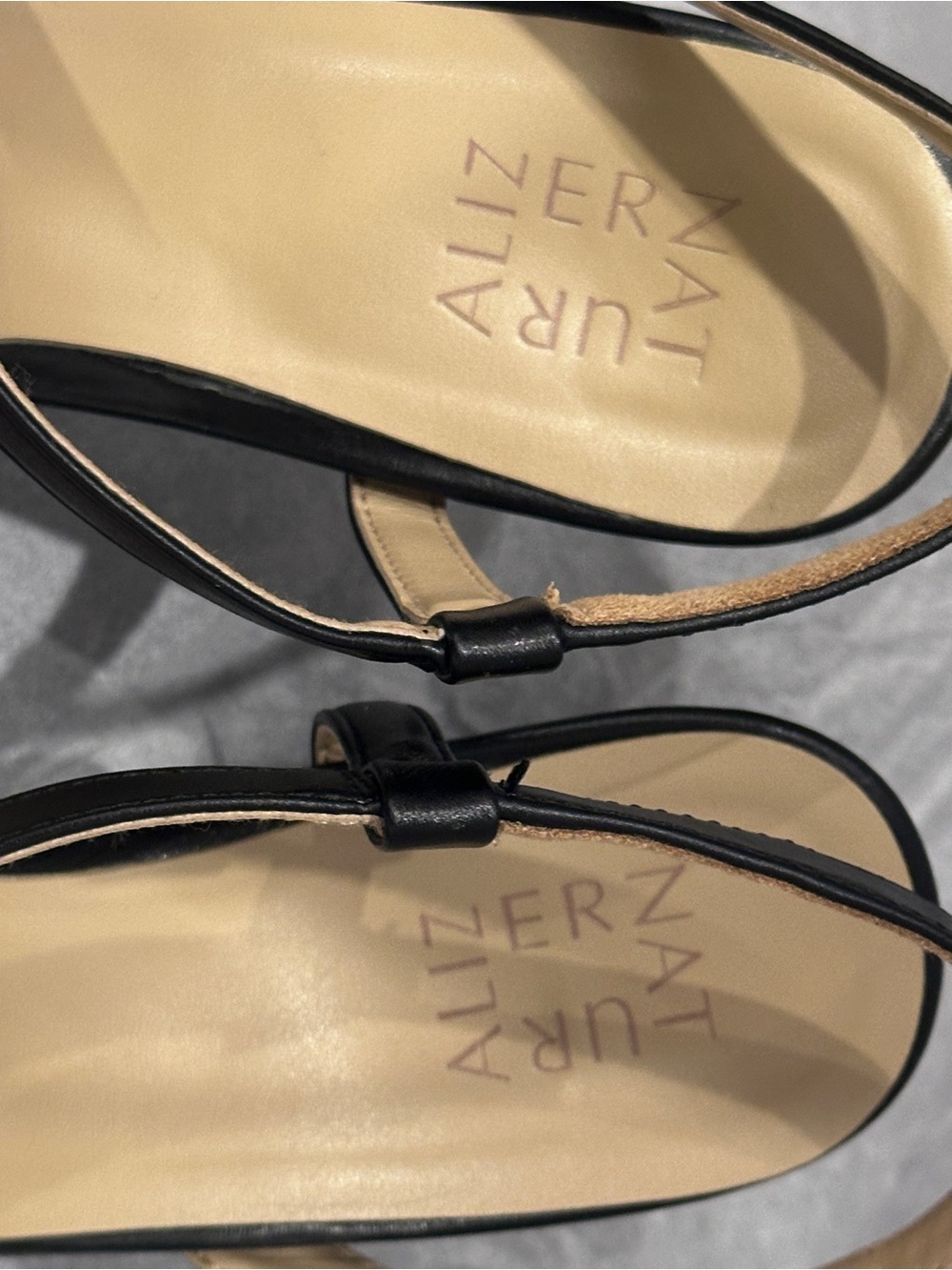 Naturalizer Black Strappy Heeled Sandals - Picture 7 of 12